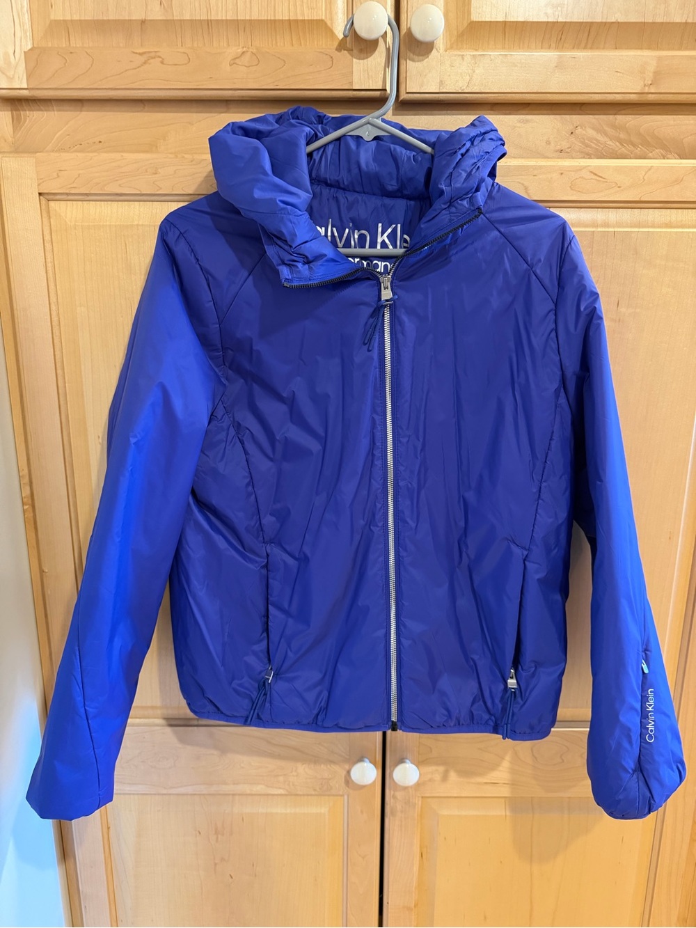 Calvin Klein Blue Hooded Jacket